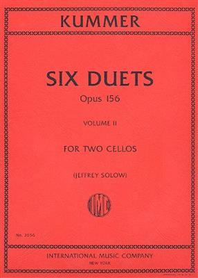 Friedrich August Kummer: Six Duets Opus 156 Vol. 2: (Arr. Jeffrey Solow): Duo pour Violoncelles