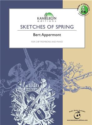 Bert Appermont: Sketches Of Spring: Trombone et Accomp.