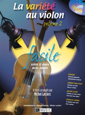 Michel Leclerc: La variété au violon Vol.2: Violon et Accomp.