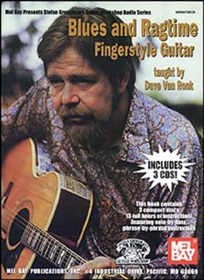 Blues And Ragtime Fingerstyle Guitar Book/3-Cd Set