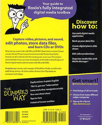 Greg Harvey: Roxio Easy Media Creator for Dummies