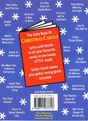 The Little Book Of Christmas Carols: Mélodie, Paroles et Accords