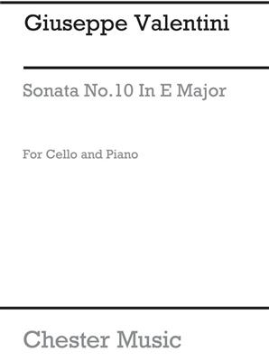 Giuseppe Valentini: Sonata No.10 In E Major: Violoncelle et Accomp.