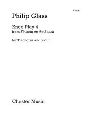 Philip Glass: Knee Play 4 (Einstein On The Beach): Solo pour Violons