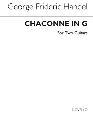 Georg Friedrich Händel: Chaconne In G For Guitar Duet: Solo pour Guitare