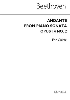 Ludwig van Beethoven: Andante for Guitar: Solo pour Guitare