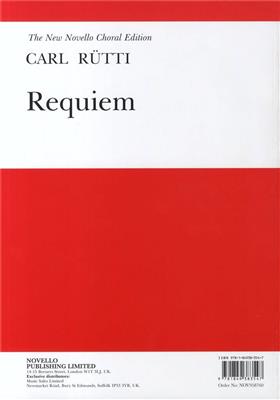 Carl Rütti: Requiem: Chœur Mixte et Piano/Orgue