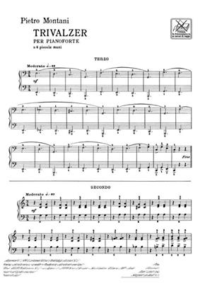 Pietro Montani: Trivalzer: Piano Quatre Mains