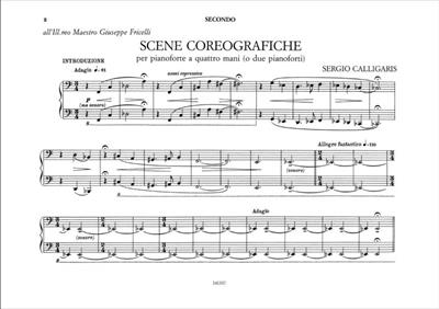 Sergio Calligaris: Scene Coreografiche: Piano Quatre Mains