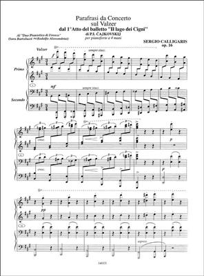 Sergio Calligaris: Parafrasi da concerto: Piano Quatre Mains