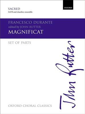 Francesco Durante: Magnificat: Chœur Mixte et Ensemble