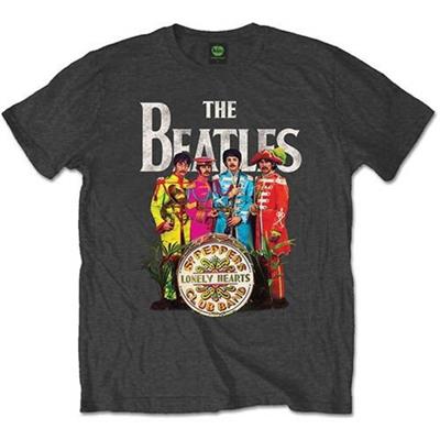 The Beatles Sgt. Pepper - Charcoal T-Shirt L