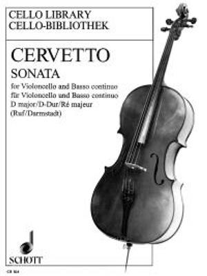 Giacobbe Cervetto: Sonate 10 D Op.2: (Arr. Gerhart Darmstadt): Violoncelle et Accomp.