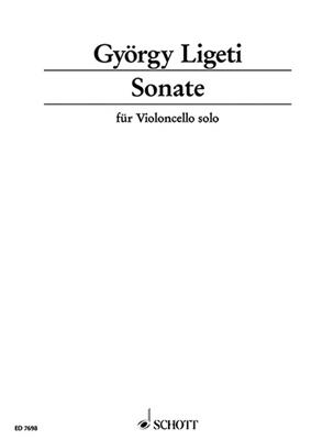 György Ligeti: Sonate Vcl.: Solo pour Violoncelle