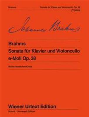 Johannes Brahms: Sonata Op. 38 E Minor: Violoncelle et Accomp.