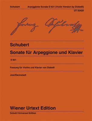 Franz Schubert: Sonata D821 (Violin): Violon et Accomp.