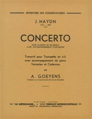 Joseph Haydn: Concerto: (Arr. Alphonse Goeyens): Trompette et Accomp.
