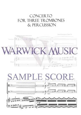 Derek Bourgeois: Concerto: Trombone (Ensemble)