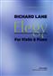 Richard Lane: Elegy: Violon et Accomp.