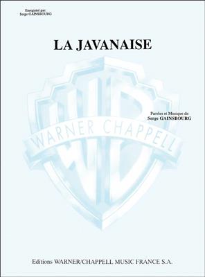 Serge Gainsbourg: La javanaise: Chant et Piano