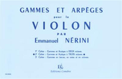 Gammes et arpèges Vol.2 (à 3 octaves)