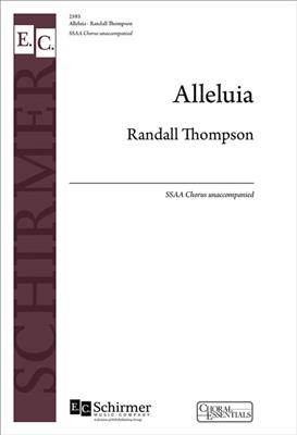 Randall Thompson: Alleluia: Voix Hautes A Cappella