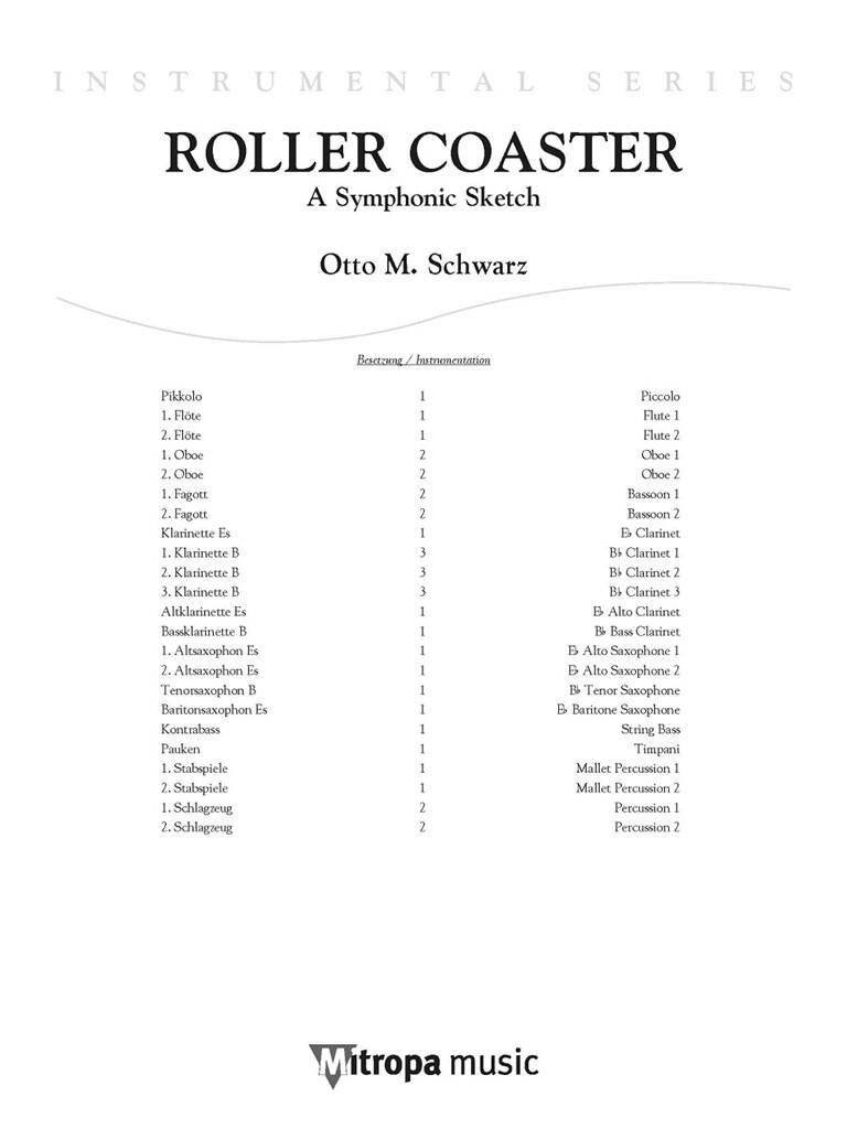 Otto M. Schwarz: Roller Coaster: Bois (Ensemble)