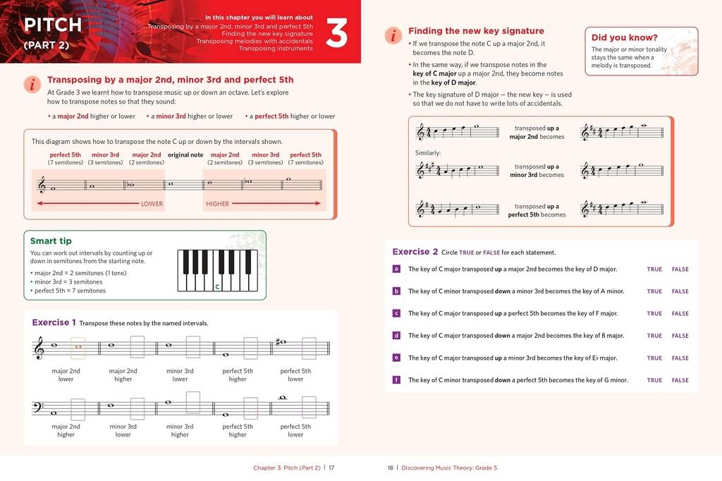 Discovering Music Theory - Grade 2 Answers