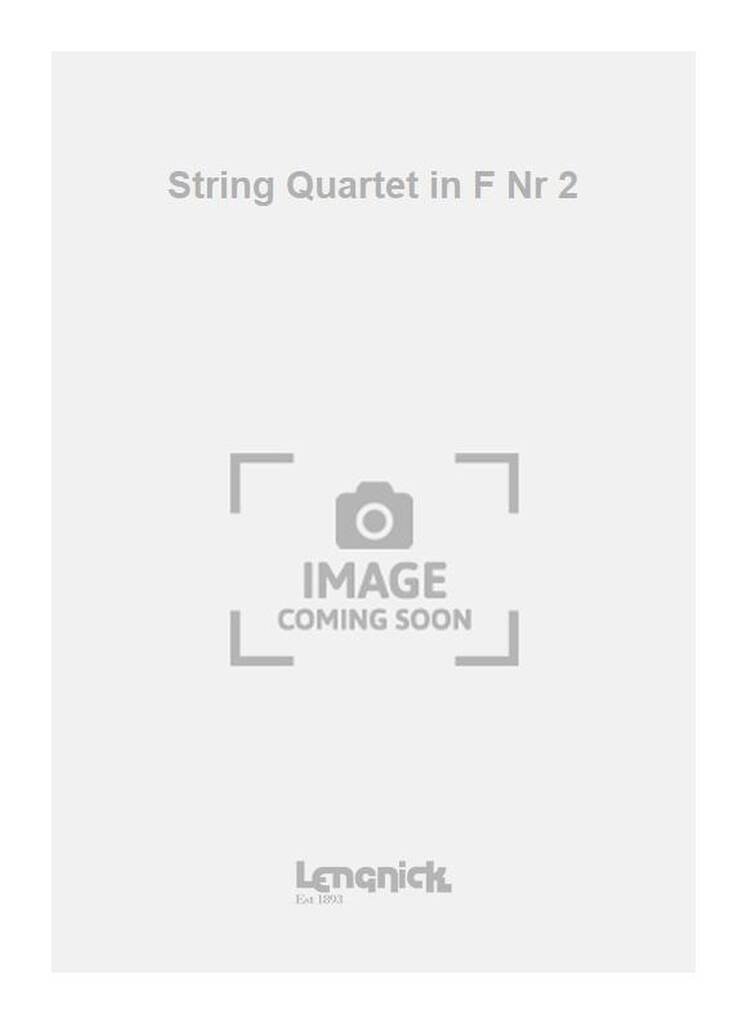 Hambourg: String Quartet in F Nr 2: Quatuor à Cordes