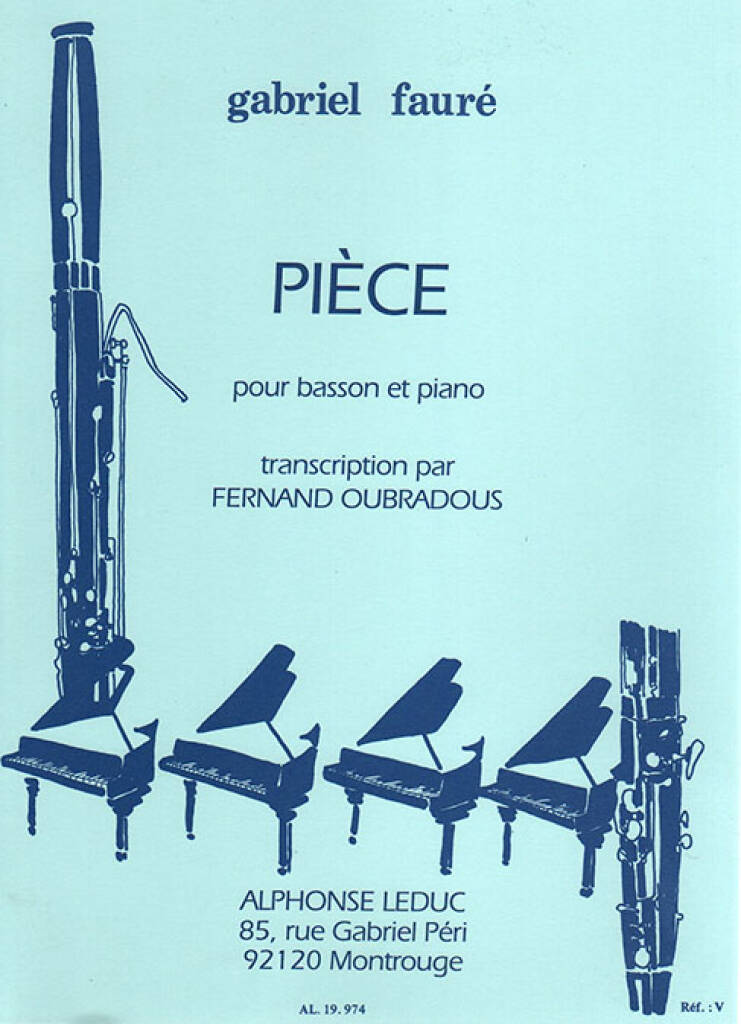 Gabriel Fauré: Pièce: Basson et Accomp.