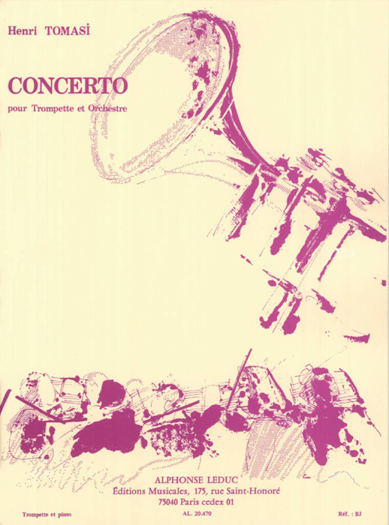 Henri Tomasi: Concerto pour trompette et orchestre: Trompette et Accomp.
