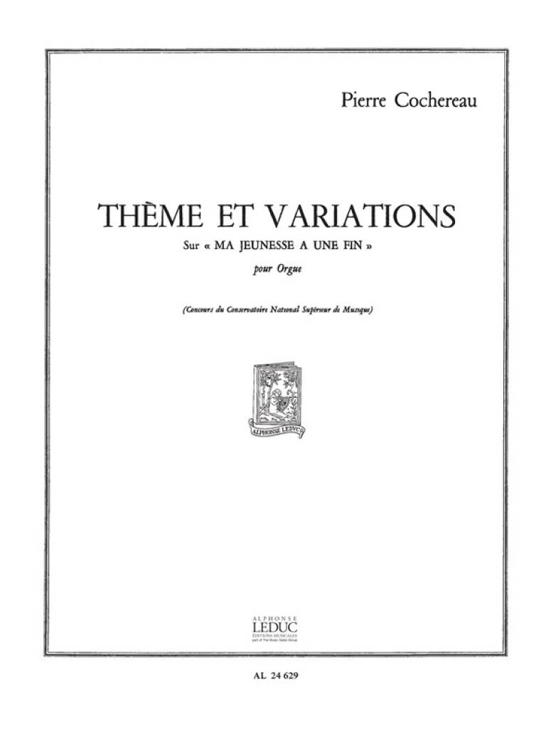 Cochereau: Theme Et Variations Op16: Orgue