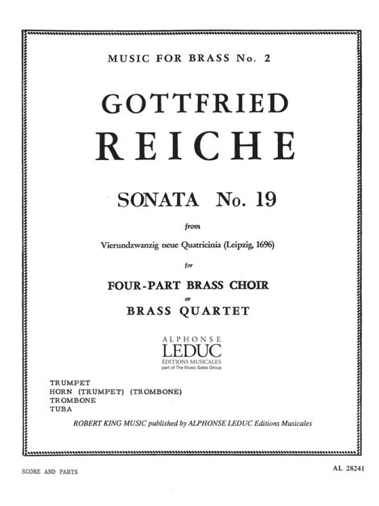 Reiche: Sonata N019: Ensemble de Cuivres