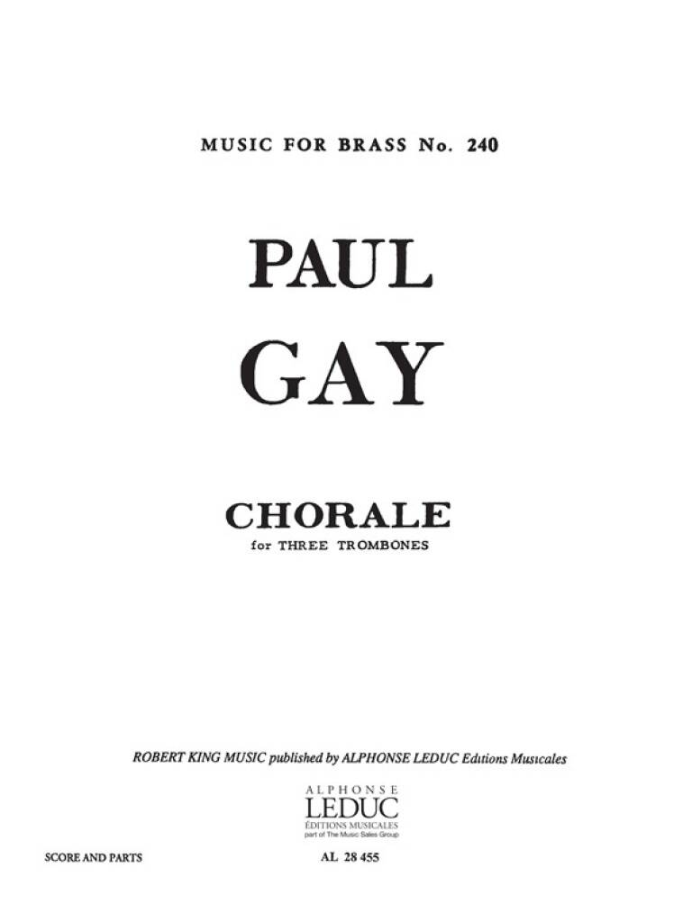 Gay: Chorale: Trombone (Ensemble)