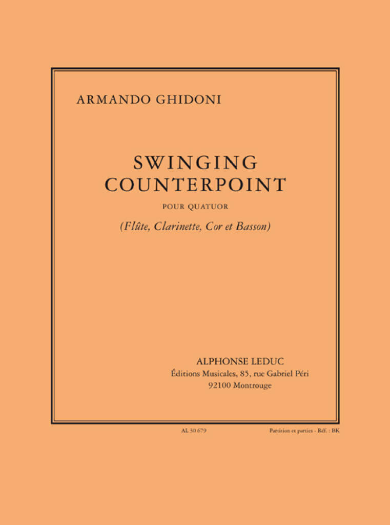 Armando Ghidoni: Armando Ghidoni: Swinging Counterpoint: Quatuor à Vent