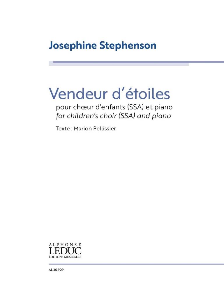 Josephine Stephenson: Vendeur d'étoiles: Chœur d'enfants et Piano/Orgue