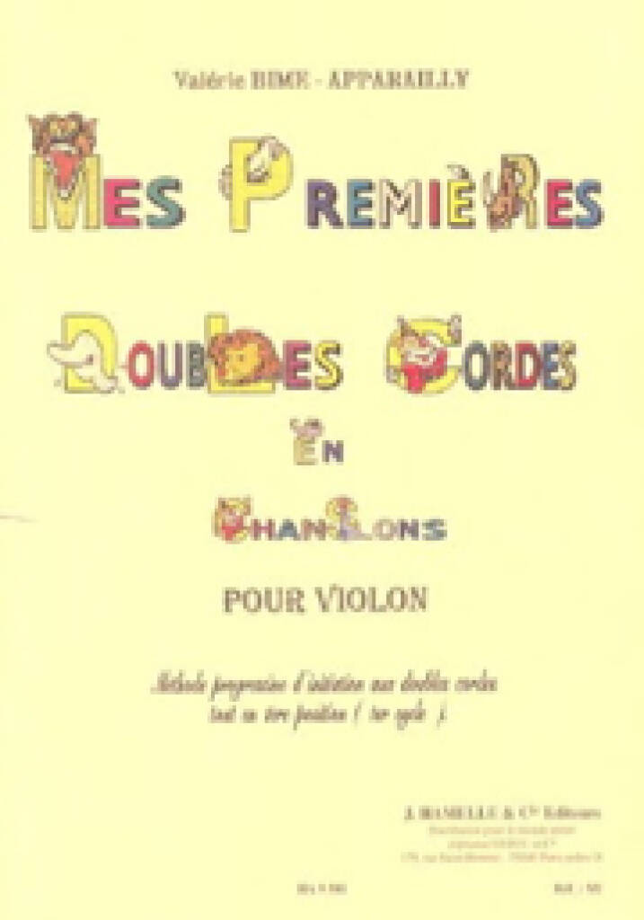 Mes premières Doubles Cordes en Chansons - Violon