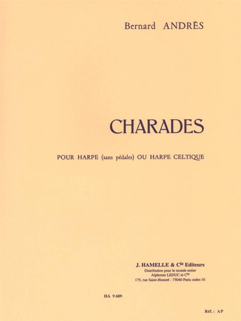 Bernard Andrès: Charades: Harpe Celtique