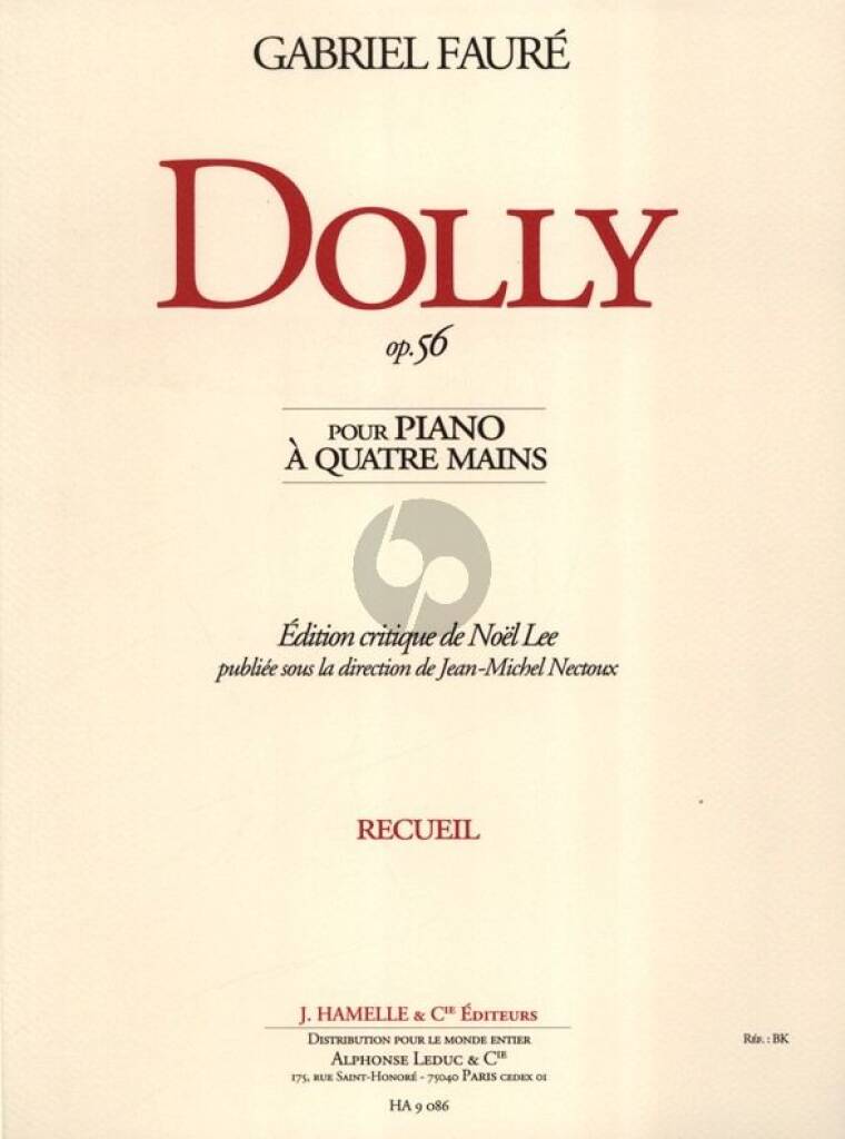 Gabriel Fauré: Dolly Suite Op.56: Piano Quatre Mains