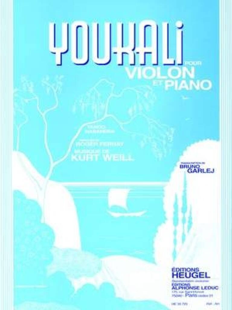 Kurt Weill: Youkali -Tango Habanera: Violon et Accomp.