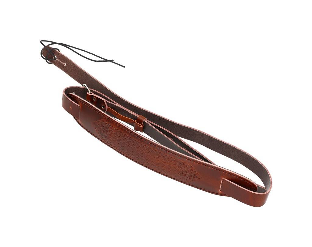 S58 Leather Ukulele Strap w/buckle - Brown