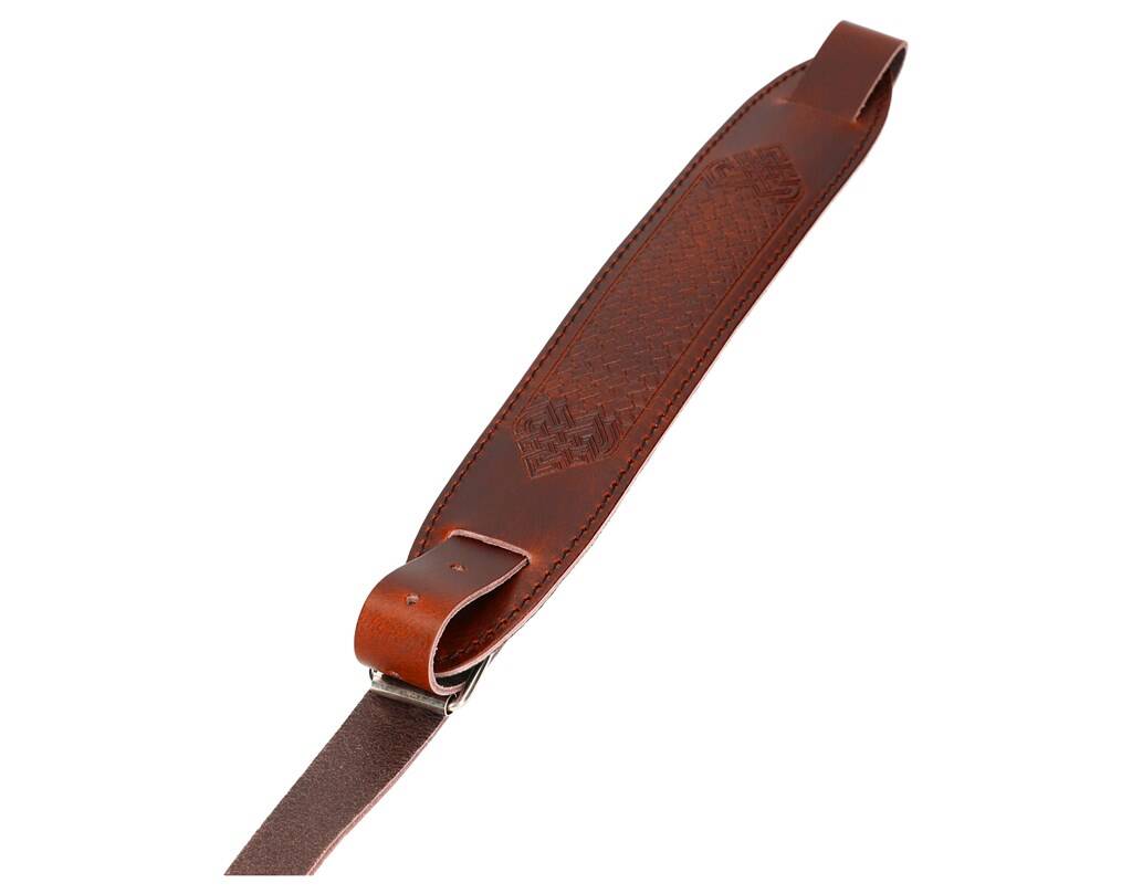 S58 Leather Ukulele Strap w/buckle - Brown