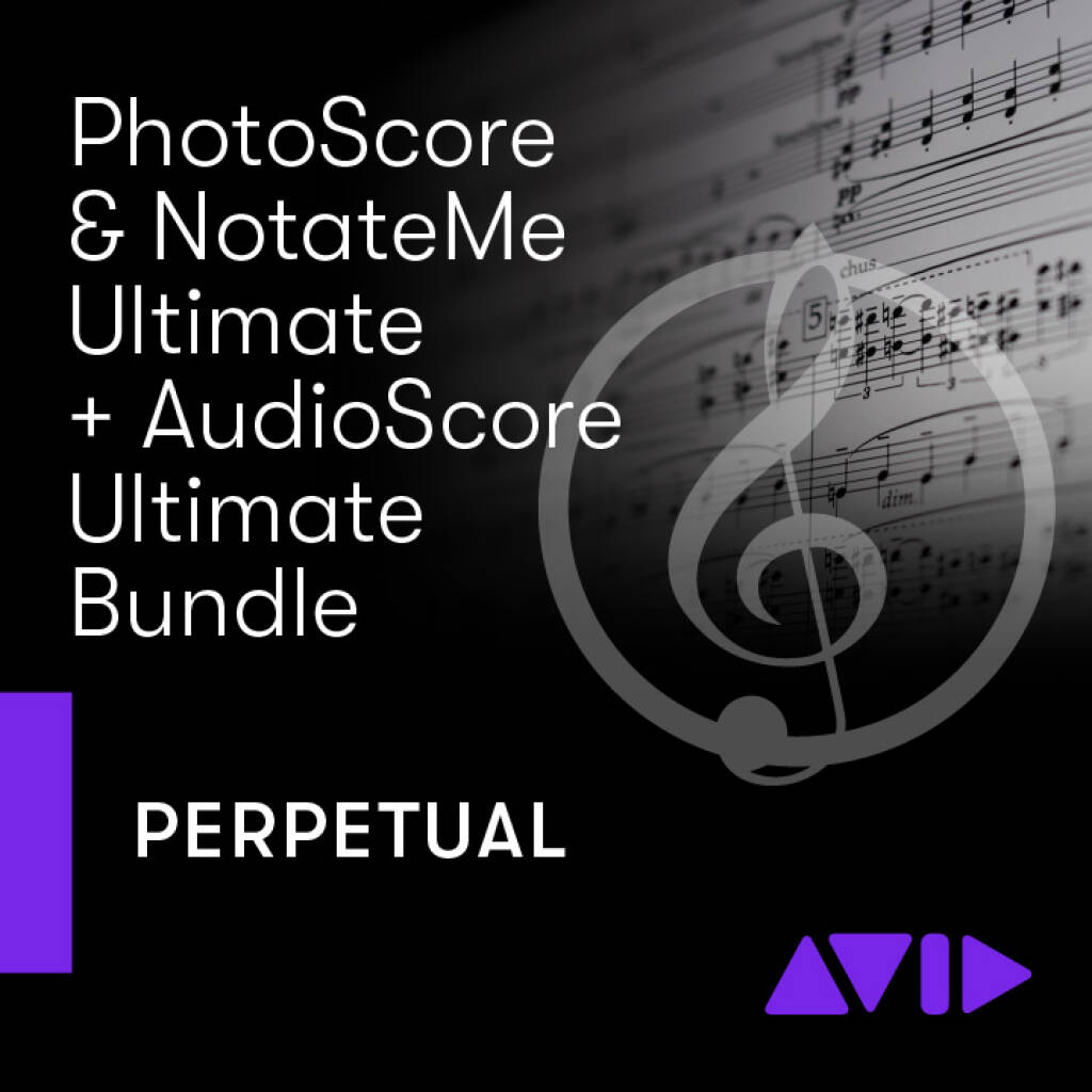 PhotoScore, NotateMe & AudioScore Ultimate ESD