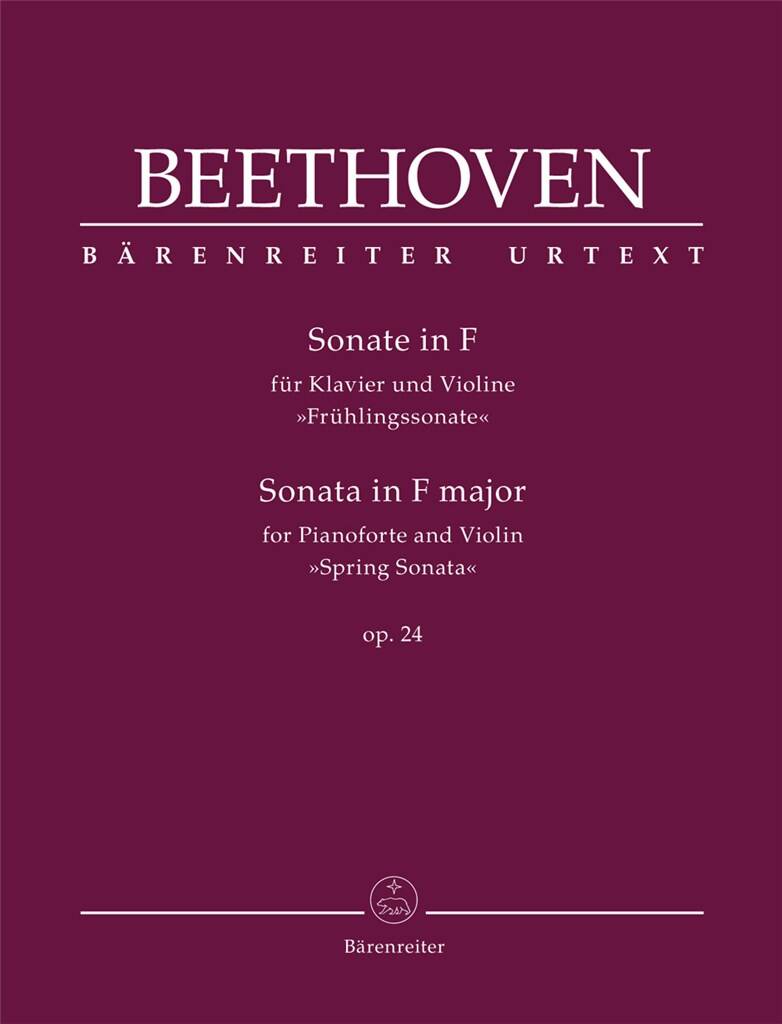 Ludwig van Beethoven: Sonata for Pianoforte and Violin op. 24: Violon et Accomp.