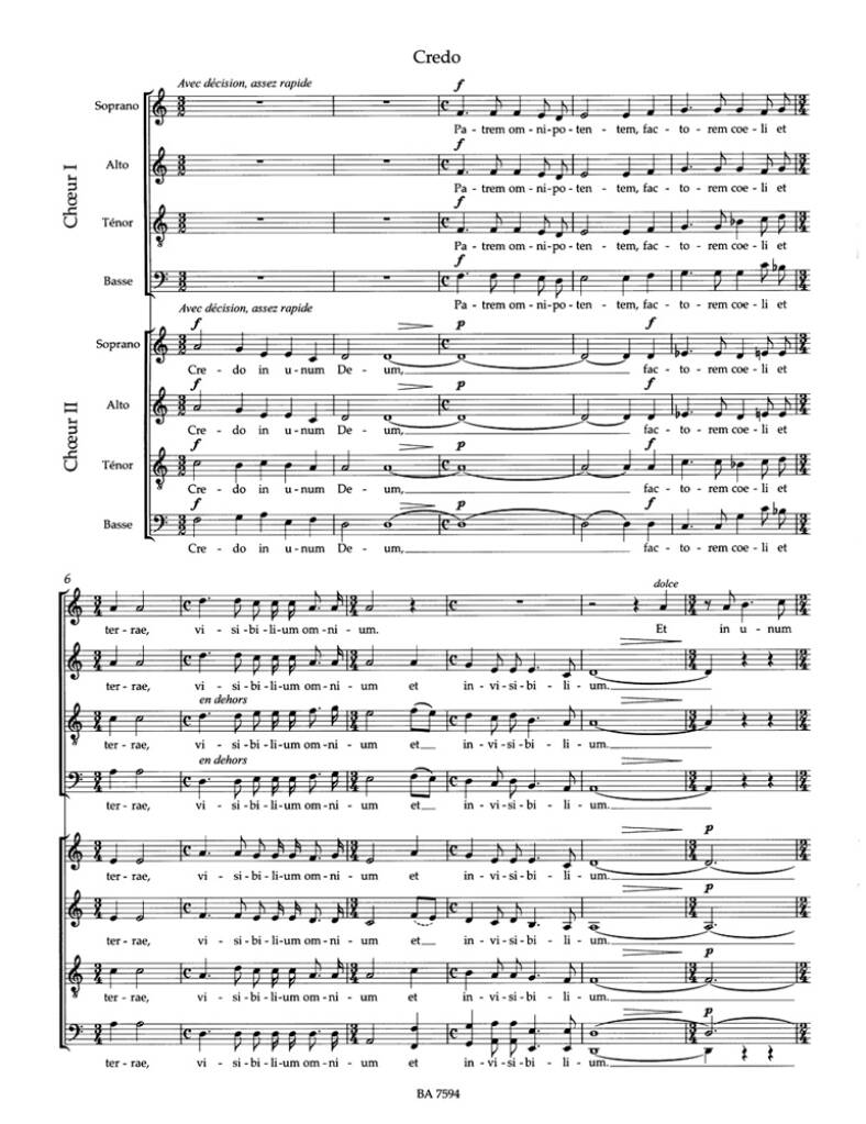 Frank Martin: Mass for Double Choir a capella: Chœur Mixte A Cappella