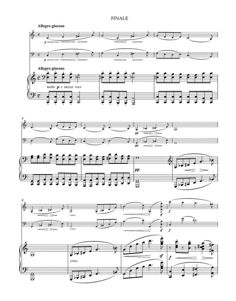 Johannes Brahms: Trio for Violin, Violoncello and Piano op. 87: Trio pour Pianos