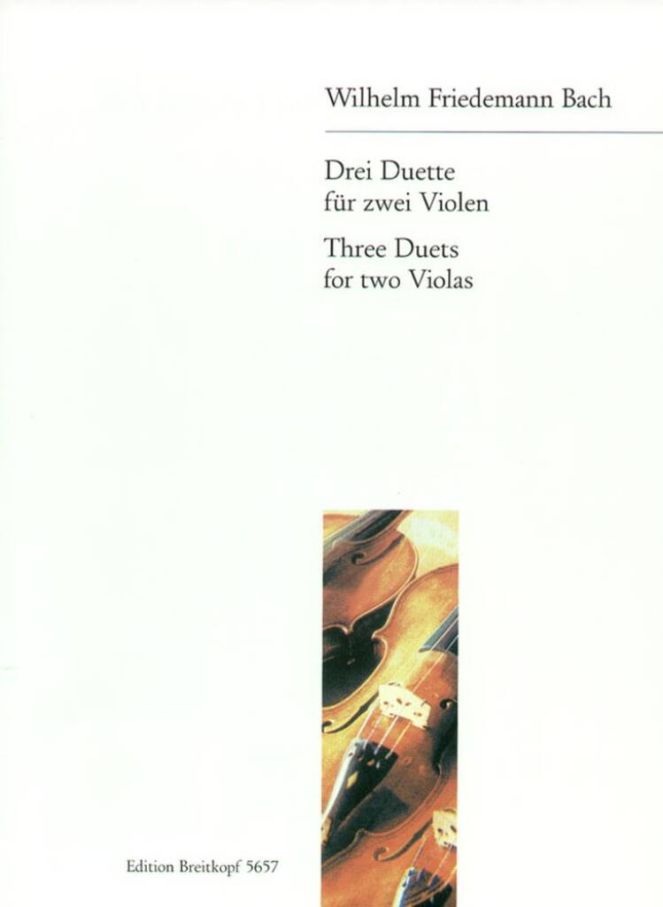 Johann Sebastian Bach: Drei Duette für zwei Violen: Duo pour Altos