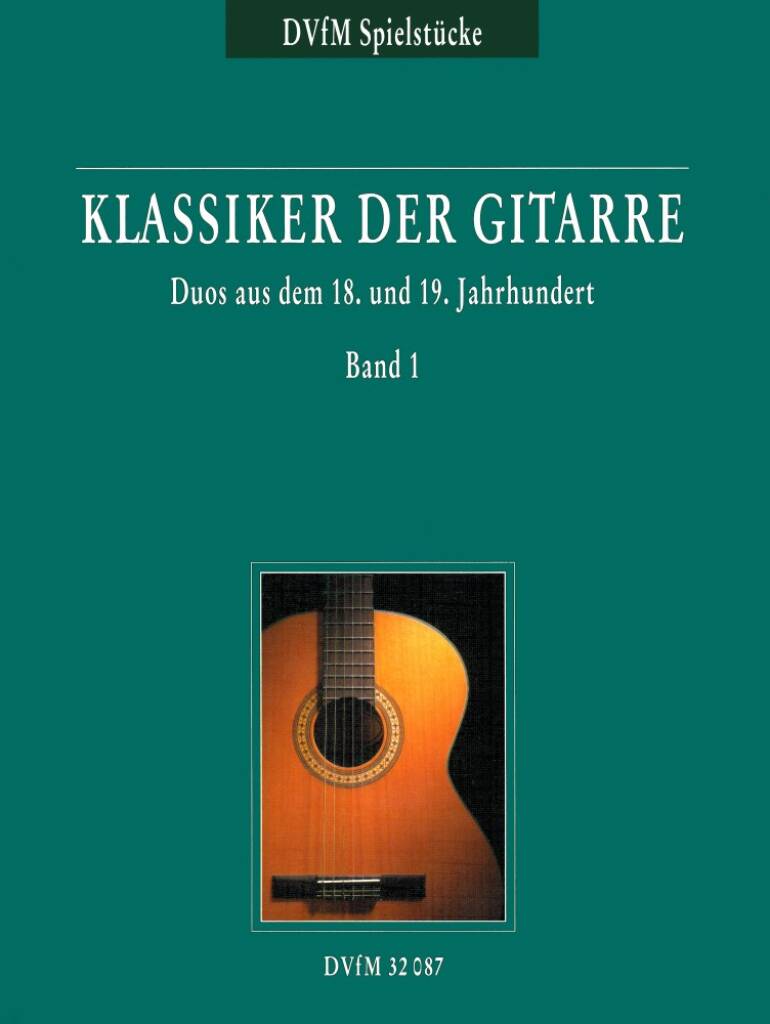 Klassiker der Gitarre. Duos 1: Solo pour Guitare
