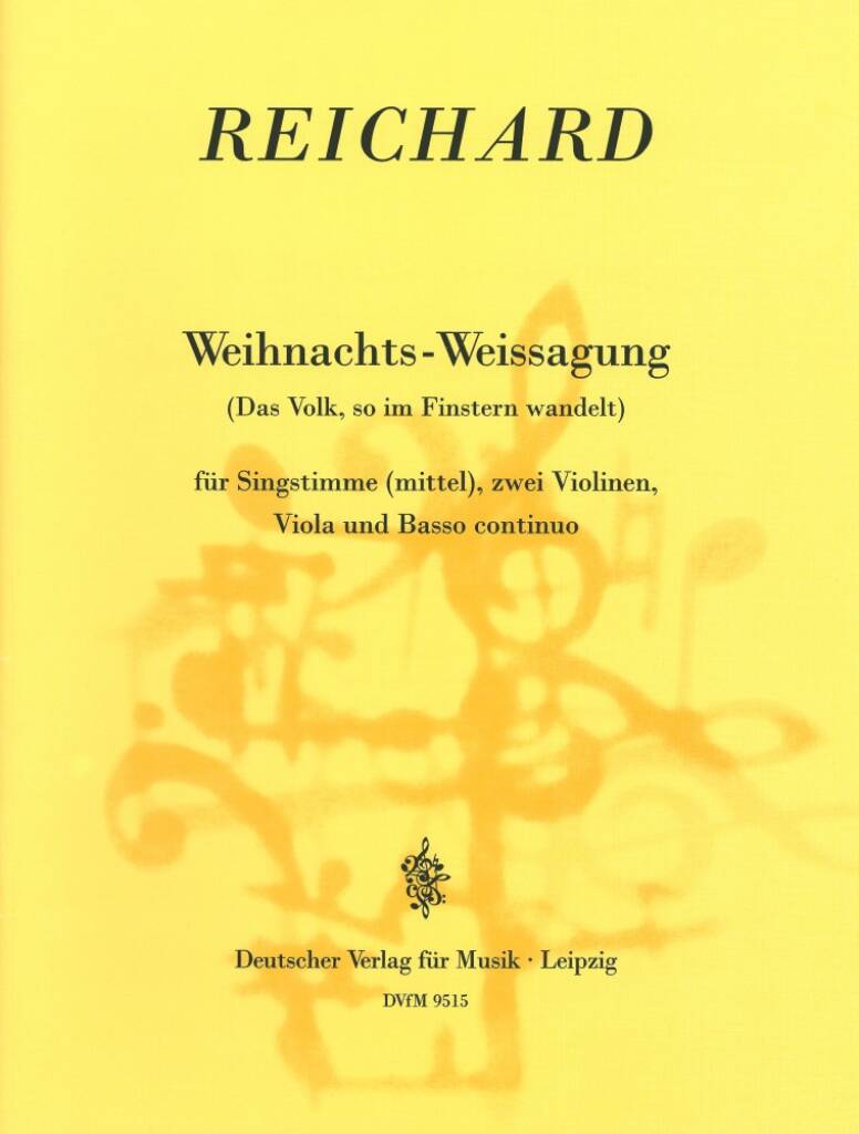 Johann Georg Reichard: Weihnachts-Weissagung: Ensemble de Chambre