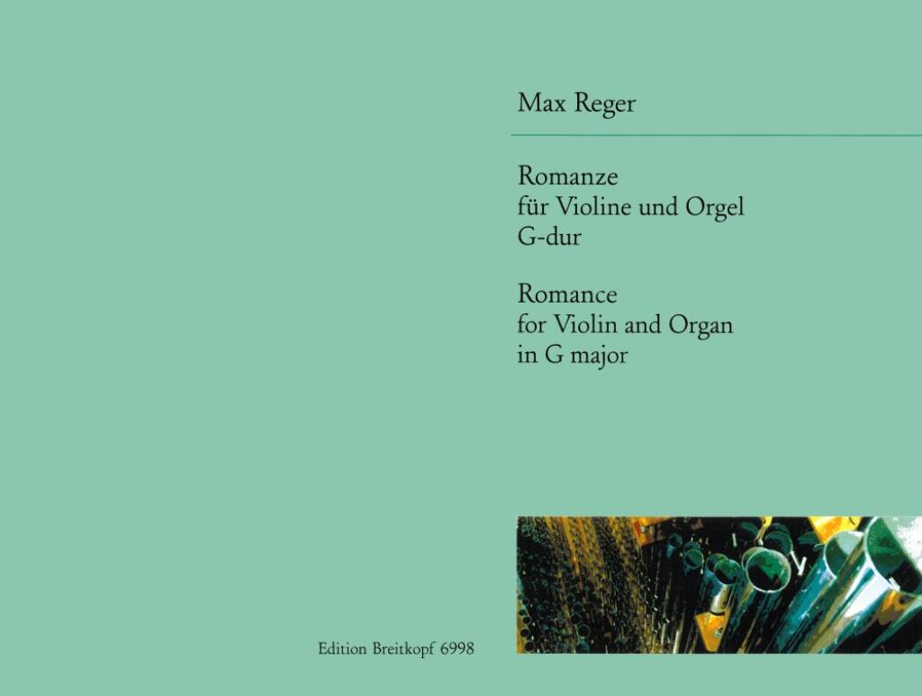 Max Reger: Romanze in G-Dur / Romance in G major: Violon et Accomp.